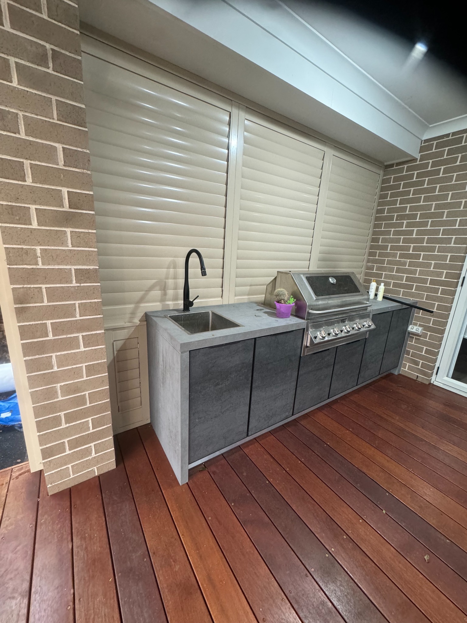 AJW Aluminium Shutters installation example